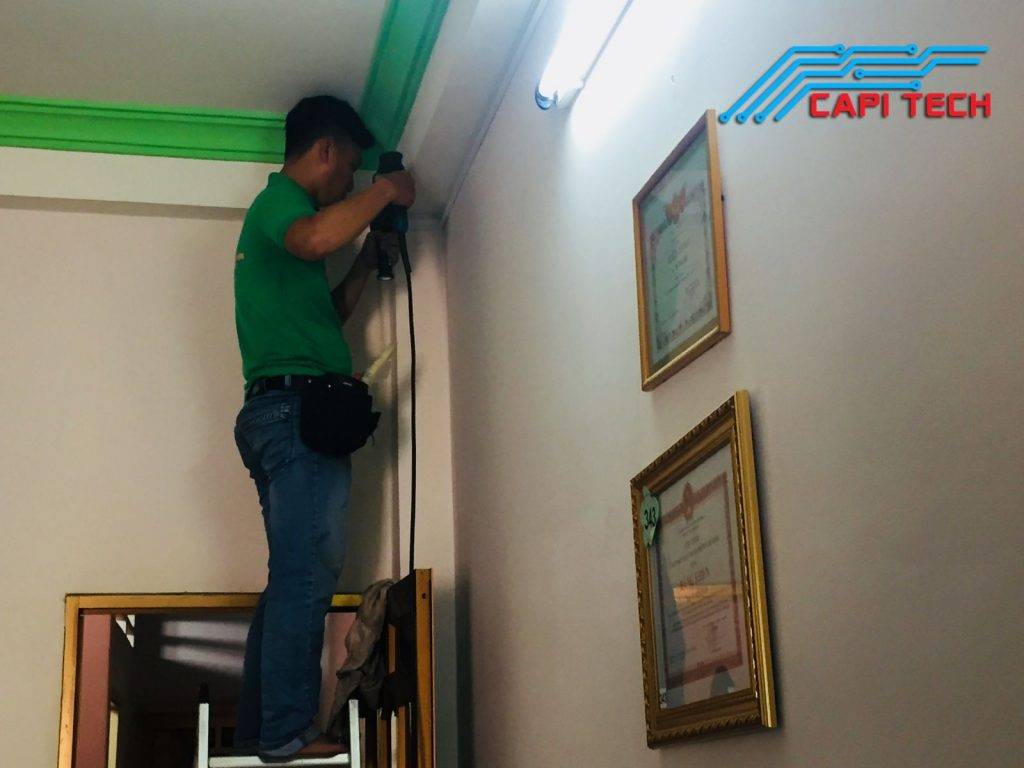 Capi Tech lắp đặt camera IP tại quận 8