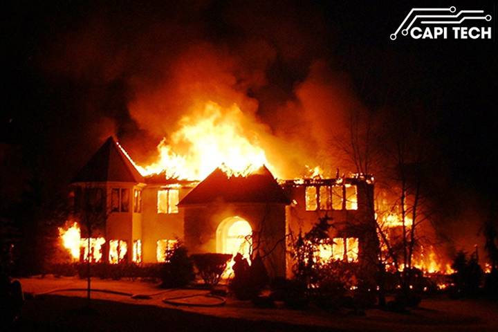 Cảm biến báo cháy không dây Ajax-capitech.vn