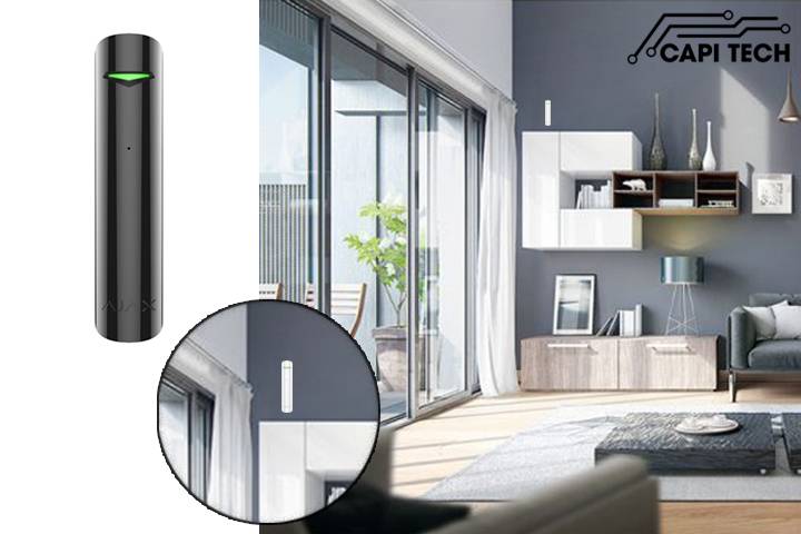 Cảm biến kính vỡ không dây Ajax 13 Cảm biến kính vỡ không dây Ajax - Glass Protect -capitech.vn