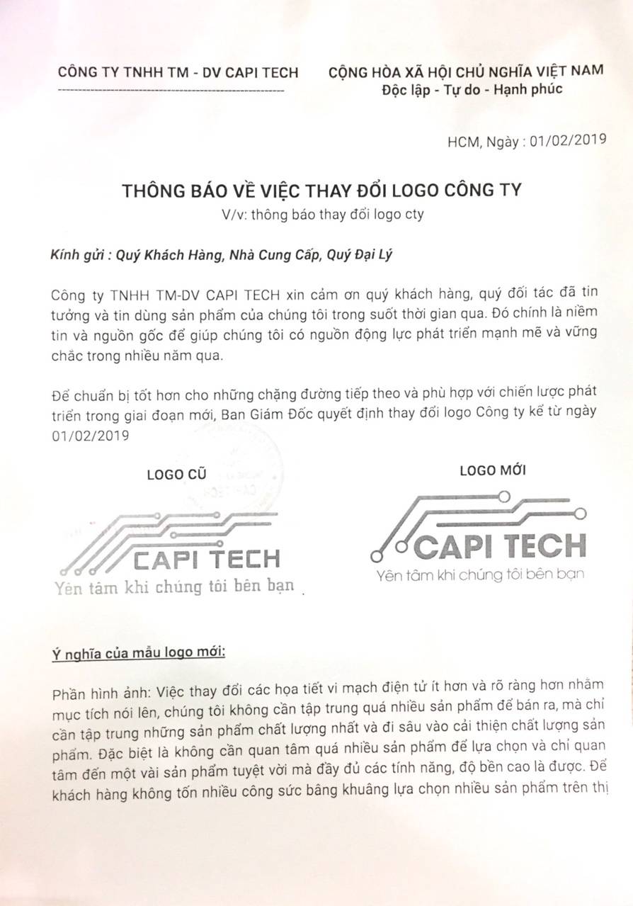 THÔNG BÁO THAY ĐỔI LOGO 2